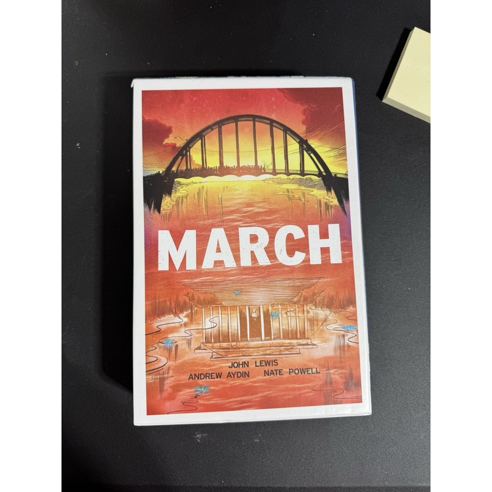 2013 MARCH Trilogy ~ Slipcase Edition with 3 Books ~ John Lewis ~ Open Box